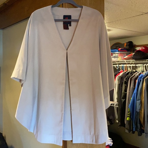 Adrienne Landau Jackets & Blazers - Adrienne Landau Poncho Medium/ Large Tan spotless